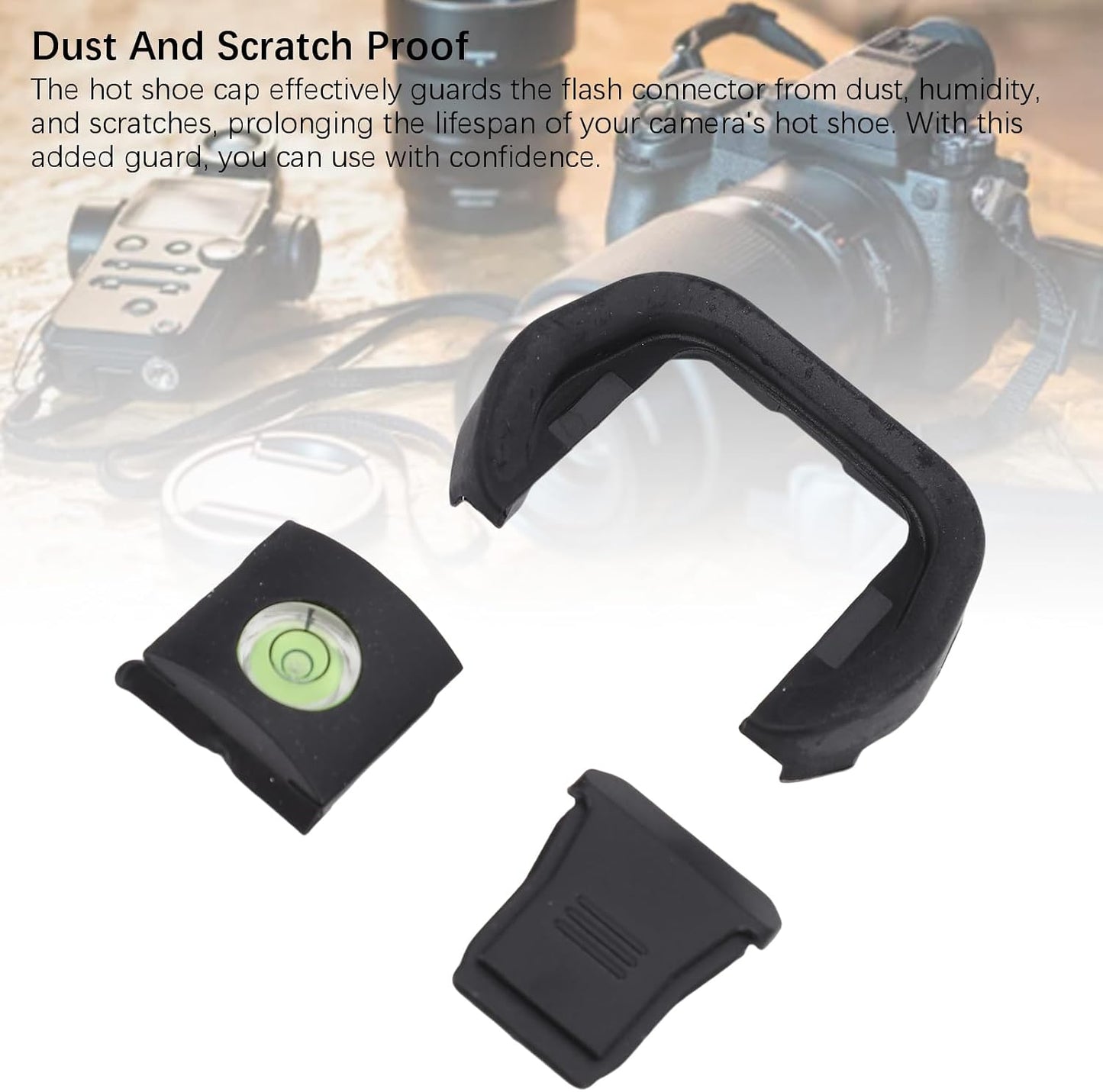 R5 R6 CUIFATI Camera Eye Cup Viewfinder, Eye Cup, Hot Shoe Cap, Bubble Spirit Level Kit Fit for Camera with Designed