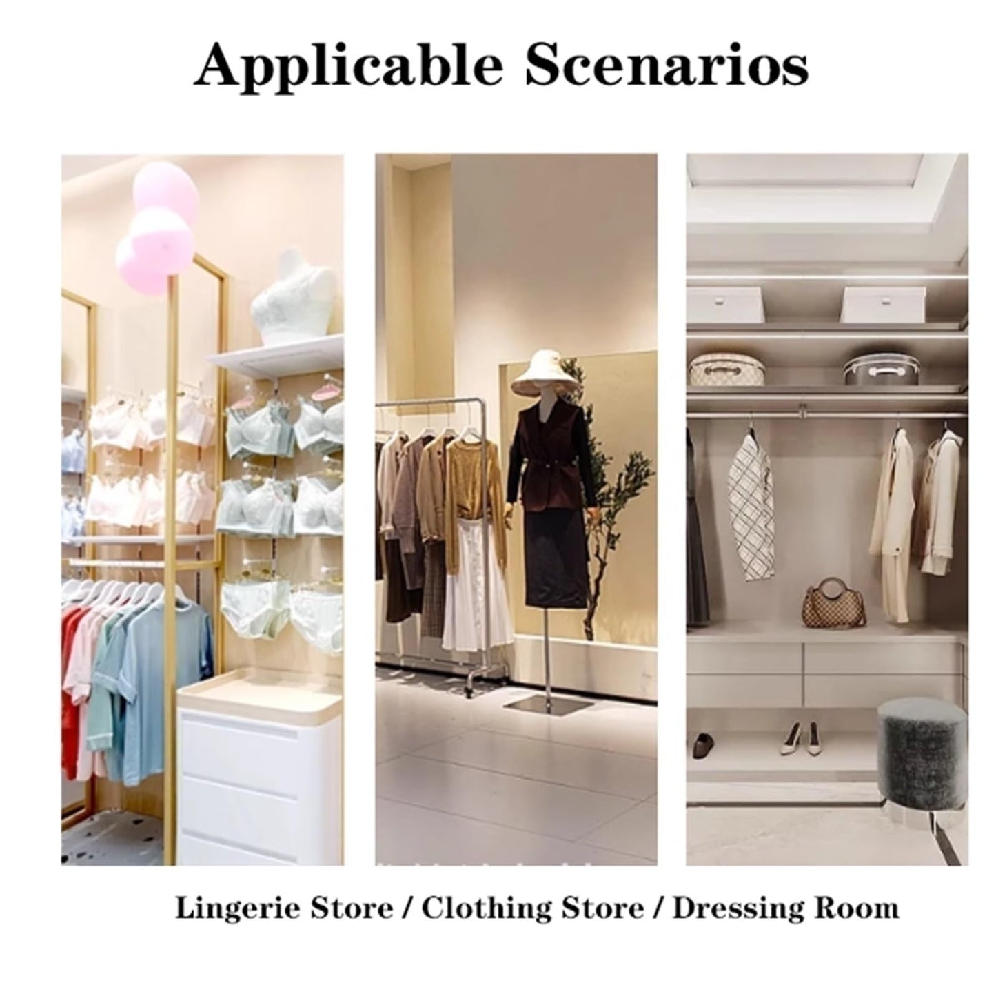 Freestanding Underwear Display Stand, Metals, Retail Showshelves, Lingerie Bra Rack Swimsuit Organizer Hanger, Commercial Clothing Store Shelf, for Shorts,Hats, Sock(100 * 40 * 140cm)