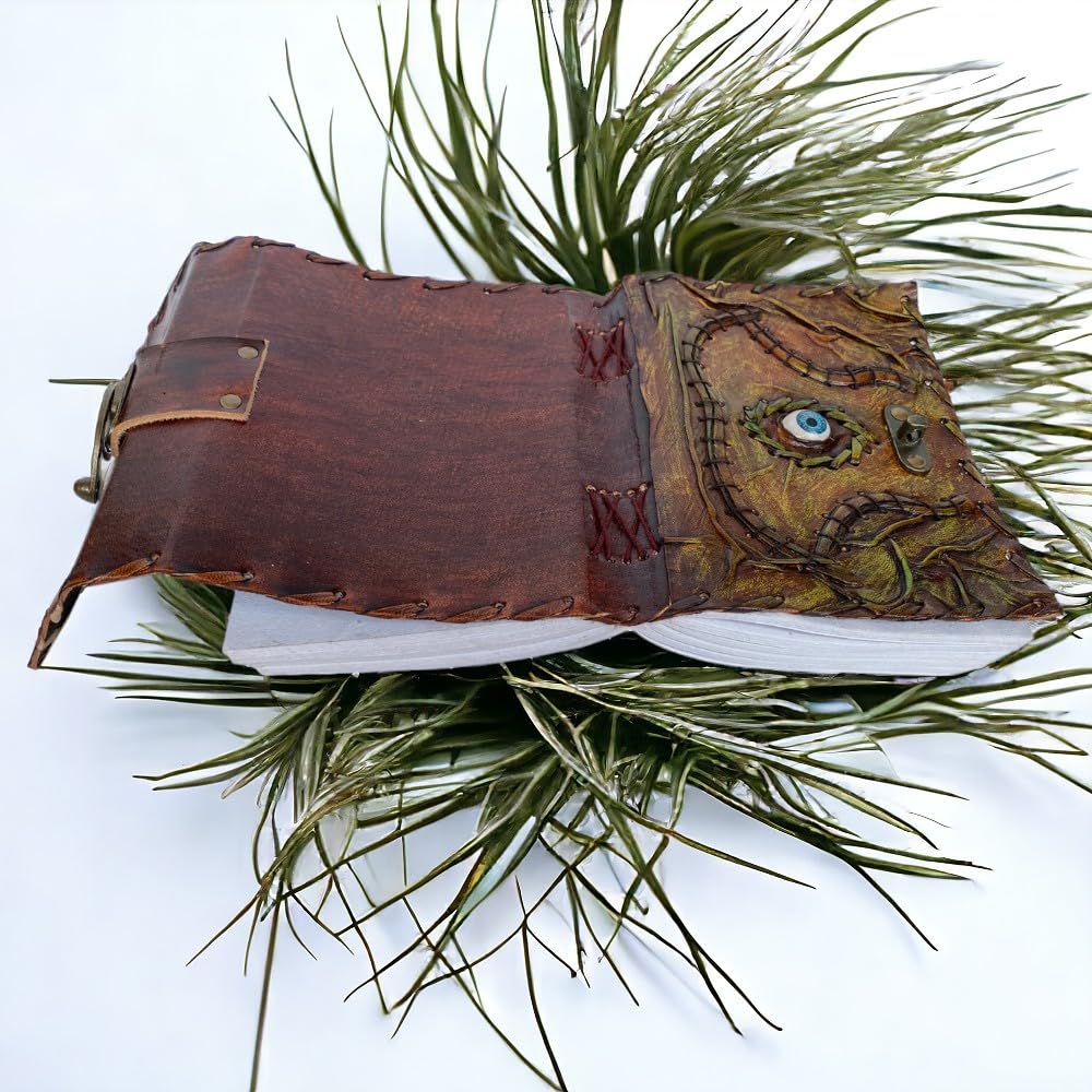 Hocus Pocus Leather Journal, Hocus Pocus Book of Spells, Hocus Pocus Witchcraft Blank Diary, Halloween Leather Journal, Grimoire Book of Shadows, Hocus Pocus Notebook, Halloween Journal 5x7 Inches