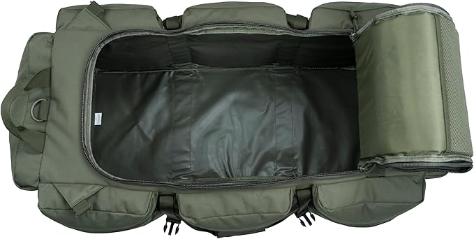 100L Large Military Duffle Bag Deployment Duffel Bag Sports Equipment Travel Luggage Bag with Detachable Backpack Straps…