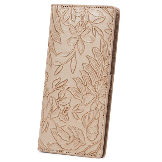 FALAN MULE Ultra Slim Thin Wallet for Women Bifold Leather RFID Blocking Designer Credit Card Holder