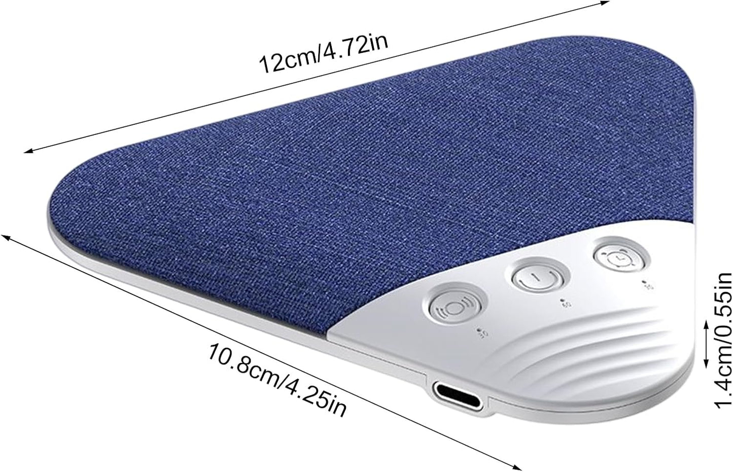 Generic 300mah, Pillow Speaker, Mini Portable White Noise Device, Sleep Sound Machine, Compact Nighttime Aid, Soft