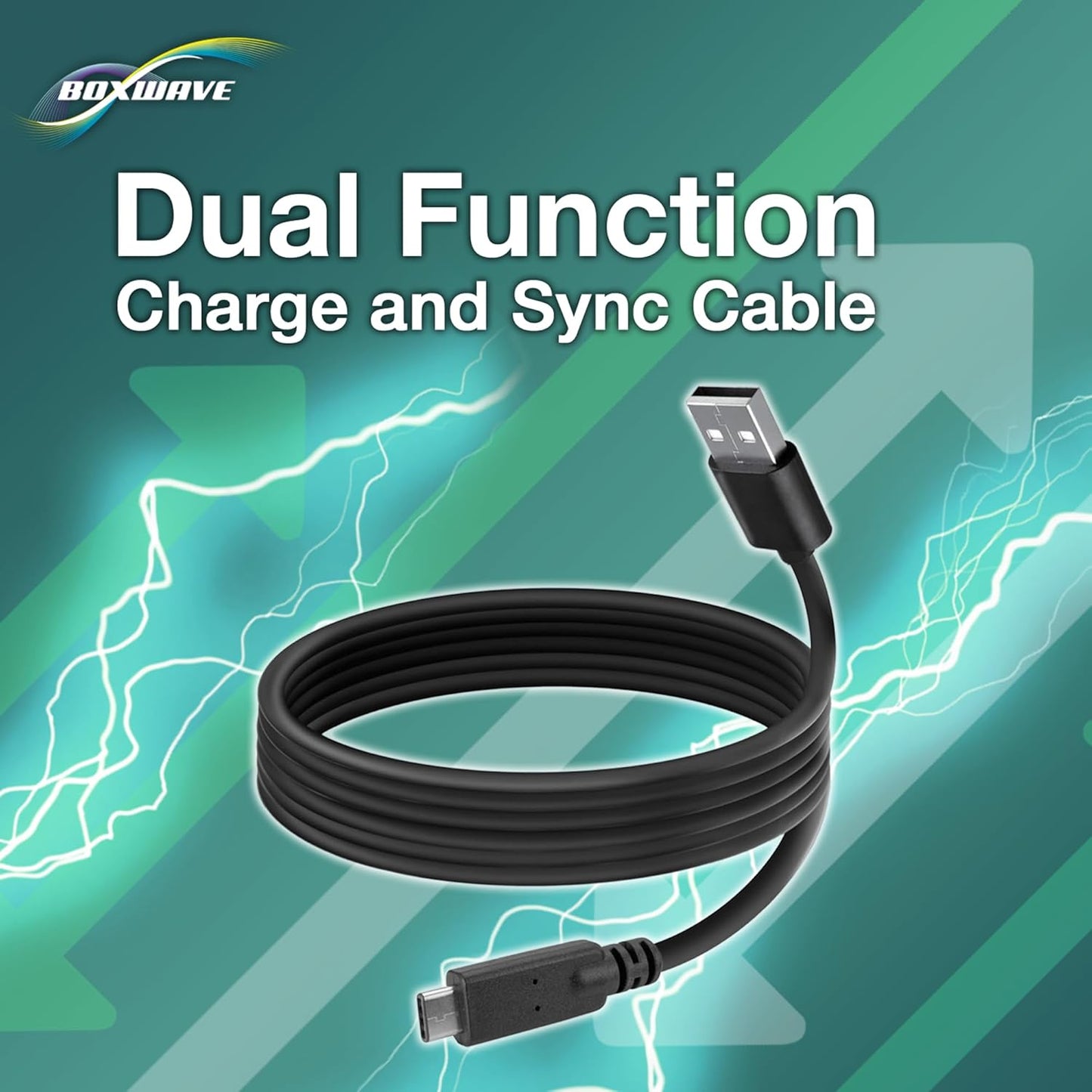 BoxWave M3 MP3 3.0 3.1 6ft Cable Compatible with MECHEN Touchscreen Player - DirectSync - USB A to USB Type C, USB C