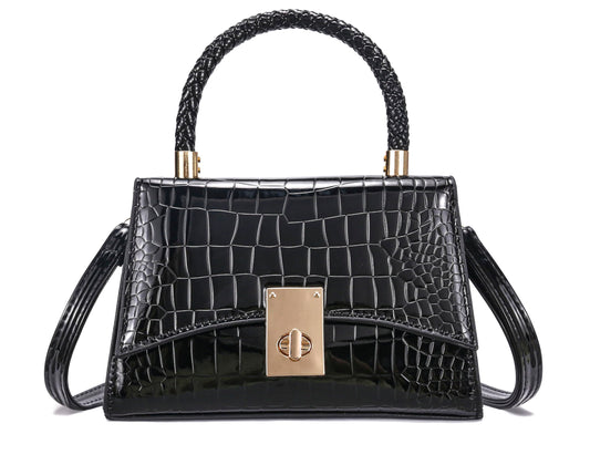 JHVYF Women Small Crossbody Bags Shoulder Bag Classic Satchel Handbags Ladies Cute Purses Satchels bag mini purse Black