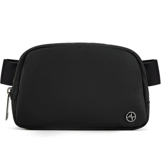 Pander Cross Body Fanny Pack for Women, Fashion Waist Packs, Crossbody Bags, Belt Bag with Adjustable Strap (Black)