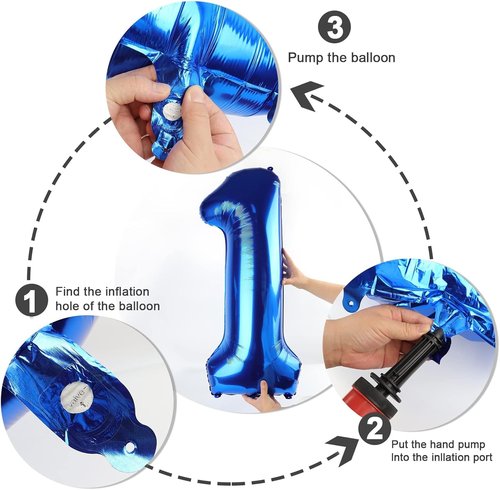 40 Inch Dark Blue Number Balloons by [Brand Name] - Stunning 40th Birthday Decorations for Men & Women