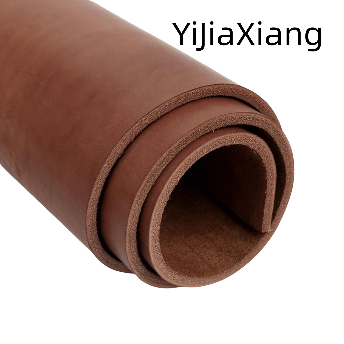 Full Grain Leather Sheet, 4-5mm Thick, Brown Leather, Vegetable Tanned Leather for Crafting, Tooling, Sheath Making (Brown 12 x 24 inches)