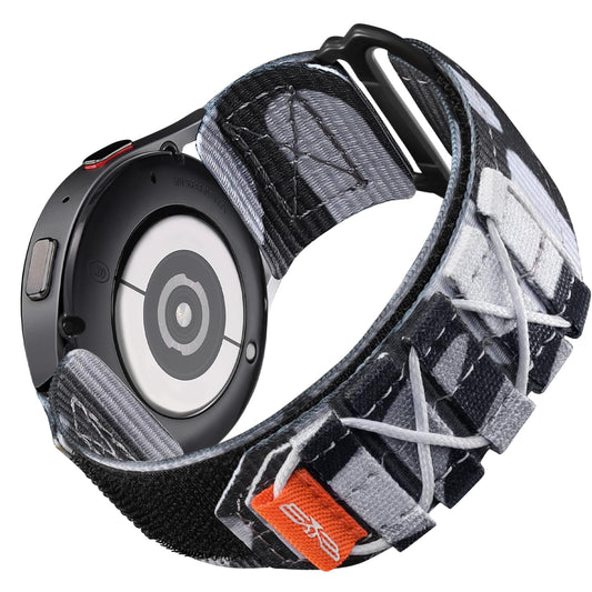 Bandletic 20mm Band Compatible with Samsung Galaxy Watch 7/6/5/4 44mm 40mm/FE 40mm/6 Classic 47mm 43mm/5 Pro/4 Classic/3 41mm, Military Rugged Nylon Sport Strap