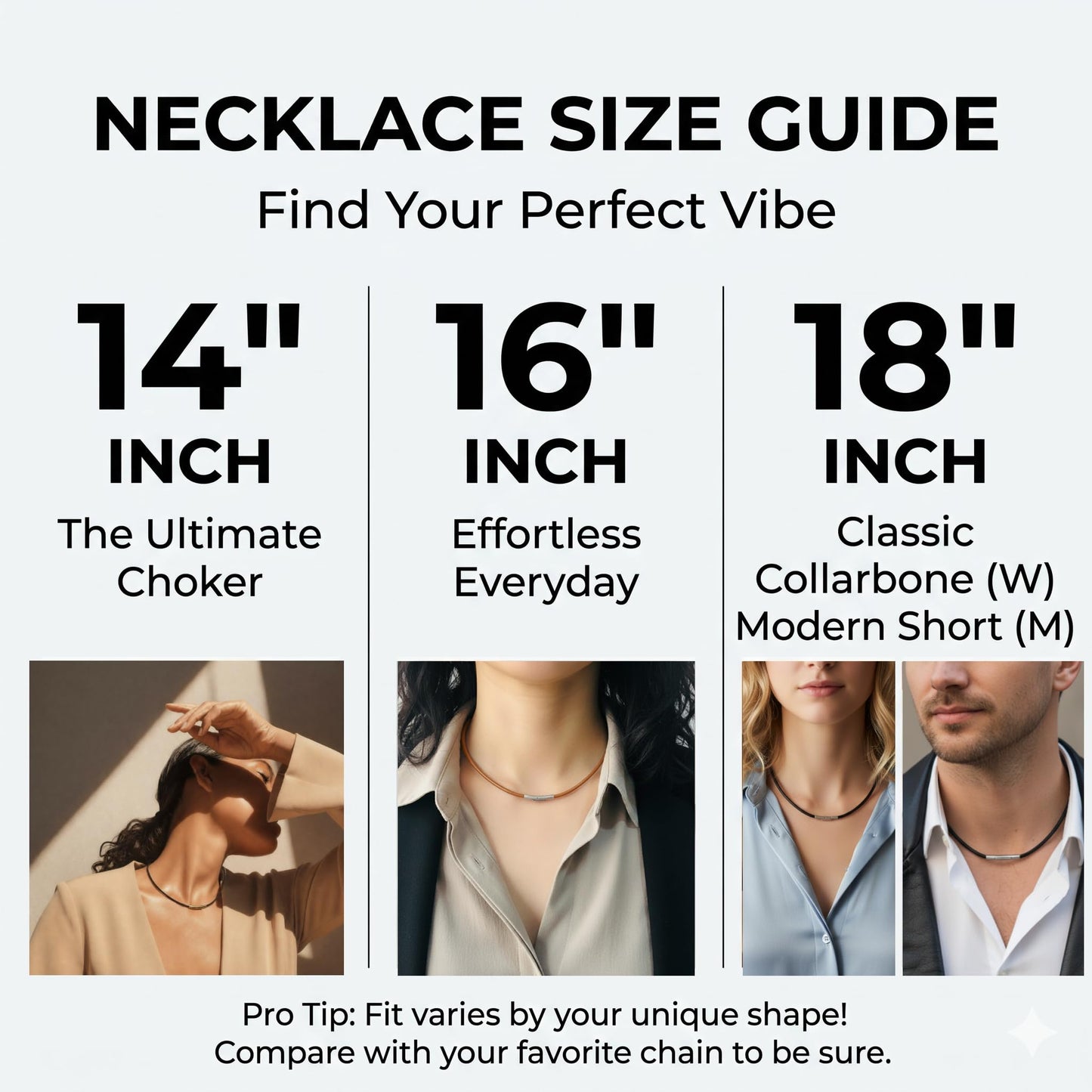 Leporem 2-WAY Genuine Black Leather Choker Necklace and Wrap Bracelet 18K Gold Plated Push-Lock Clasp Minimalist Multi-Wear Jewelry (Black, 14 Inch)