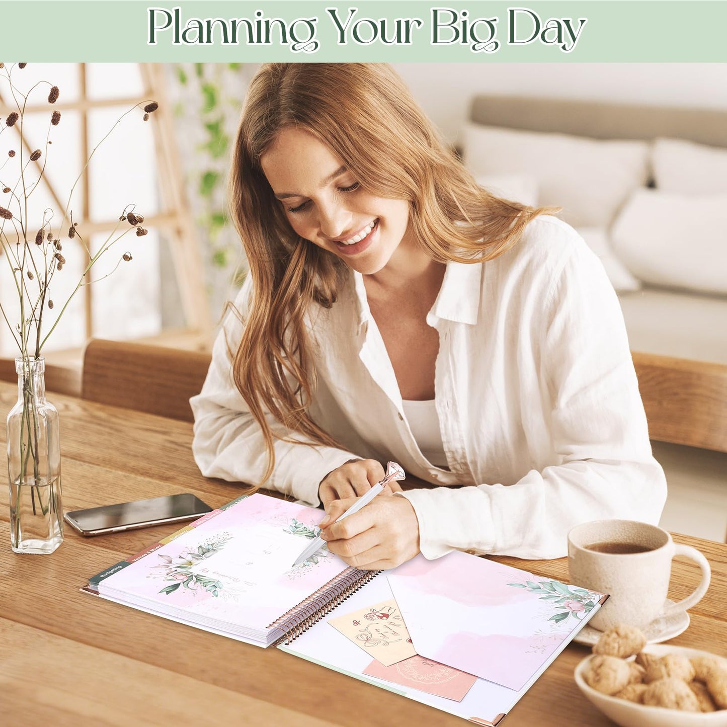 Thboxes Wedding Planner Book & Organizer 88 Sheets, Makes Your Wedding Planning Easy for Brides & Grooms Woman Man Couples Wedding Pannners Notepad Unique Engagement Gift