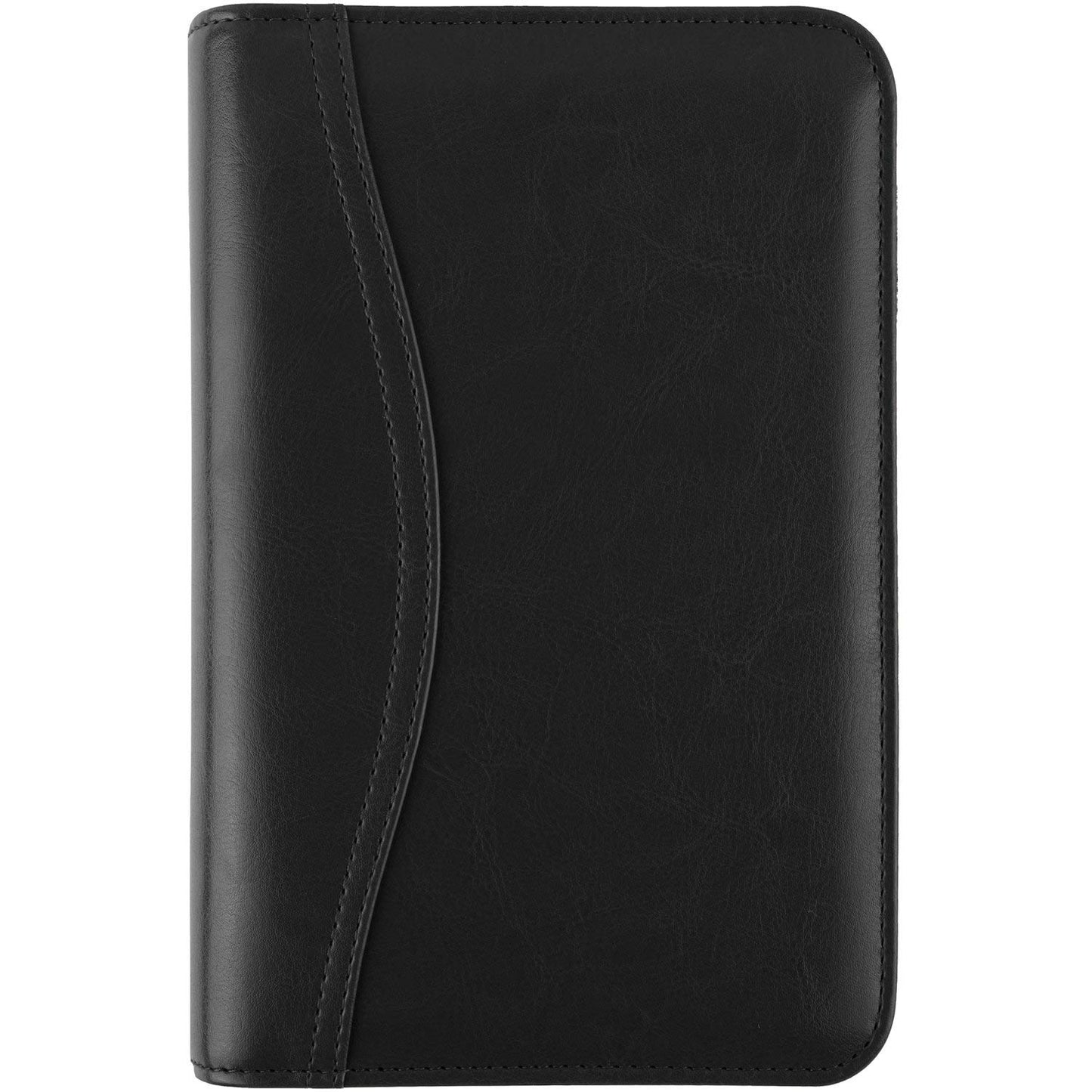 AT-A-Glance Faux Leather Undated Starter Set, 6-Ring, 3-3/4" x 6-3/4, Portable Size, Black (033-0240-05)