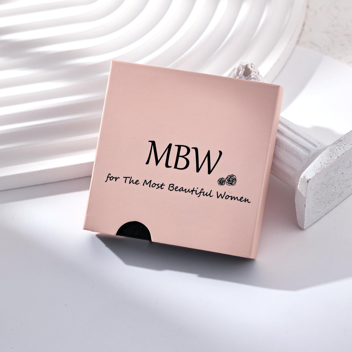 MBW Silver Simple Paperclip Chain Necklace, Dainty Sterling Silver Choker Necklace for Women Trendy 18in Waterproof Minimalist Thin Link Necklace Jewelry Gifts