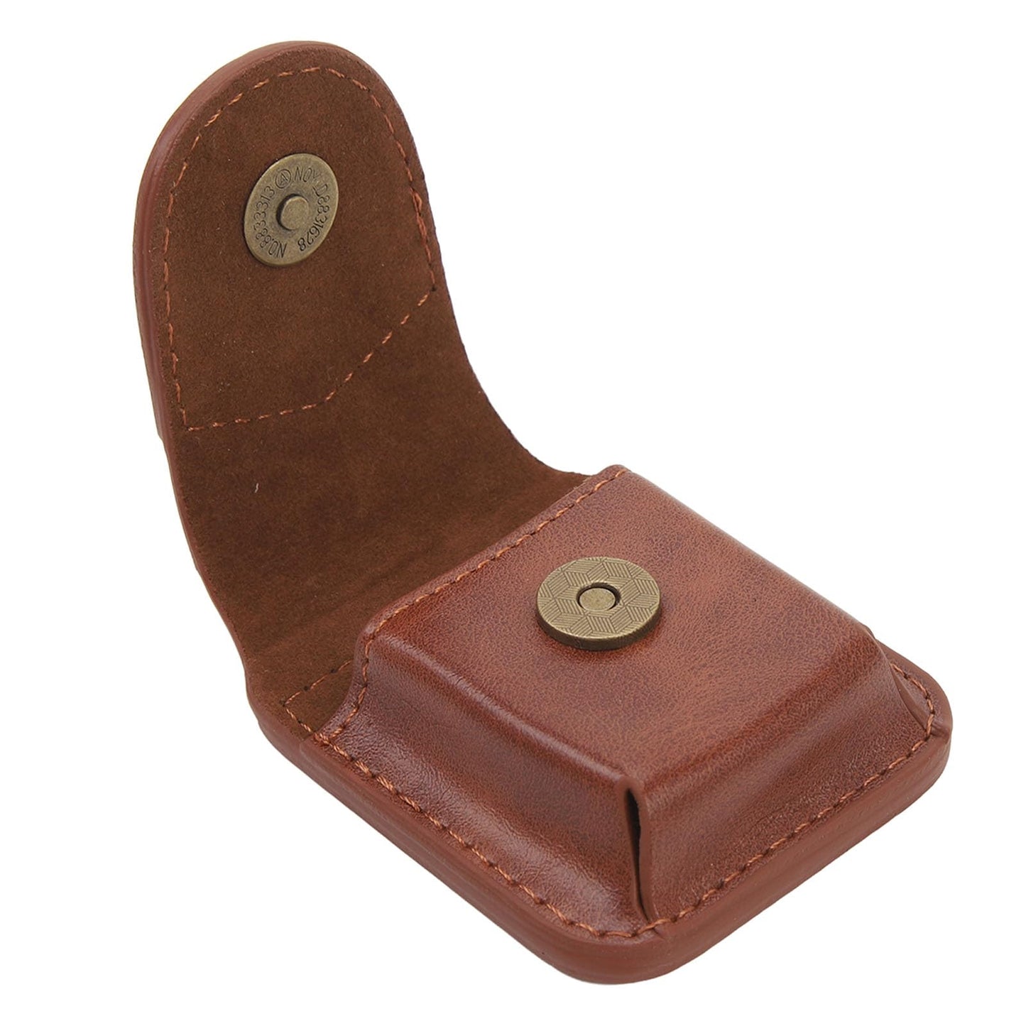 Lighter Holder with Belt Loop, PU Leather Lighter Pouch Holder Case, Anti Scratch Protective Storage Case (Brown)