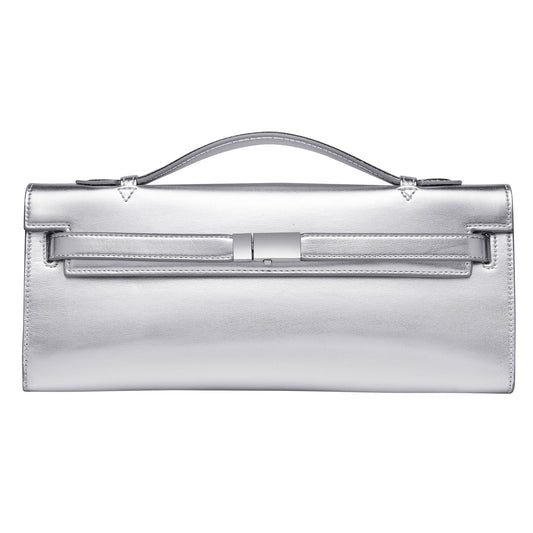 CHUNLI PU Leather Clutch Purses for Women, Trendy Ladies Top Handle Bag for Evening Work Business Daily Use