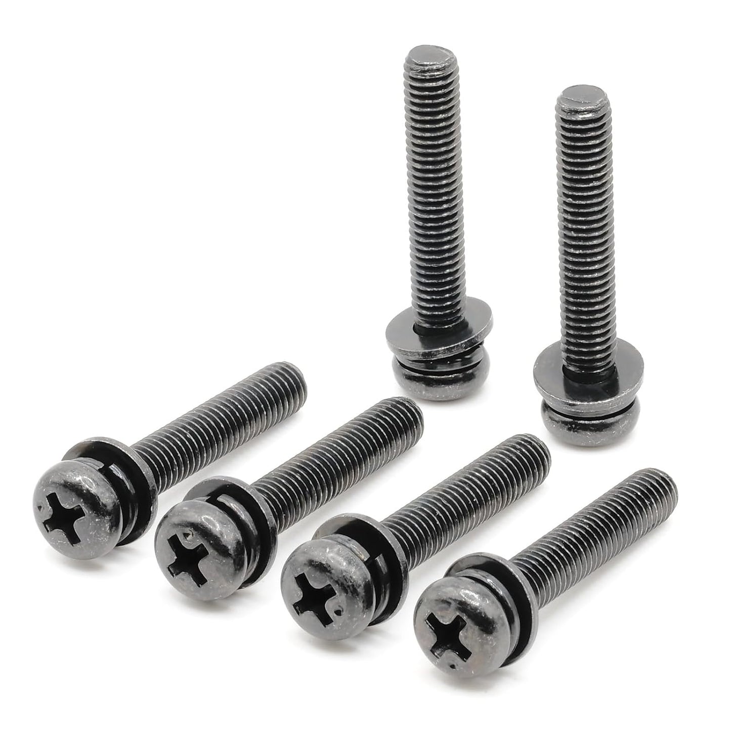 ReplacementScrews 75UA7500ZUA 75 Inch UA75 Set Stand Screws Compatible with LG - Series TV - Complete Feet/Legs Screw