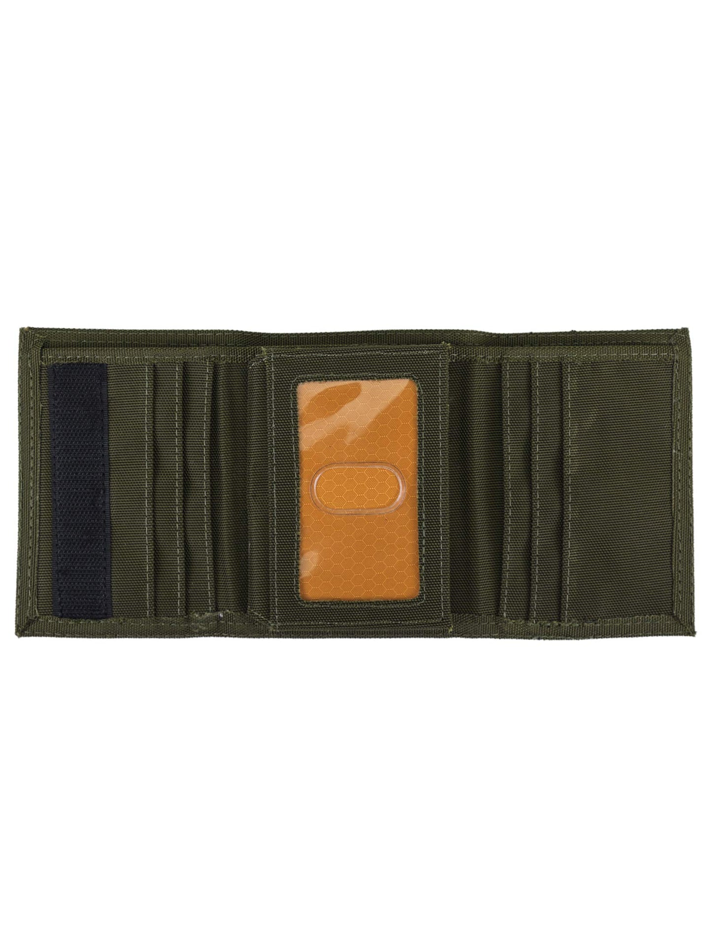 Timberland PRO Men's Cordura Nylon Rfid Trifold Wallet With Id Window, olive, One Size