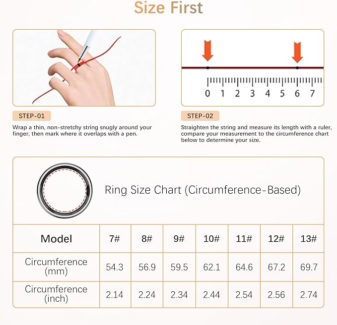 Fit Ring, Smart Health Rings for Women Men with Heart Rate,Blood Oxygen,HRV,Stress Level, Sleep Monitor, Step Tracker, No Subscription Fee, IP68 Waterproof Smart Ring for iphone &Android (Silver, 7#)