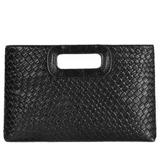 ATQCOL PU Leather Clutch Purses for Women Top Handle Evening Handbags Summer Wedding Party Crossbody Bag with Chain