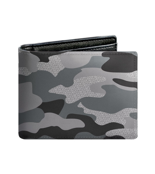 WRIGAEL Credit Card Holder Wallet Rfid Blocking Kids Boys Bifold Teen Cool Cute for Cash with ID Window Cardholder Teenage Teenager, Black Grey