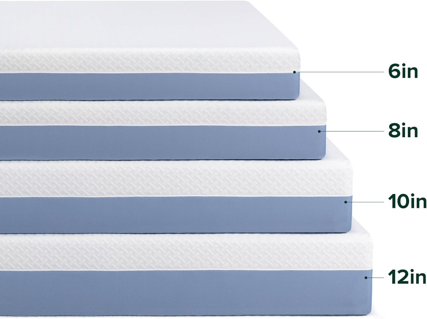 Zinus 10 Inch King Memory Foam Mattress - Cooling Comfort, Fiberglass-Free, Medium Feel, Safe Materials