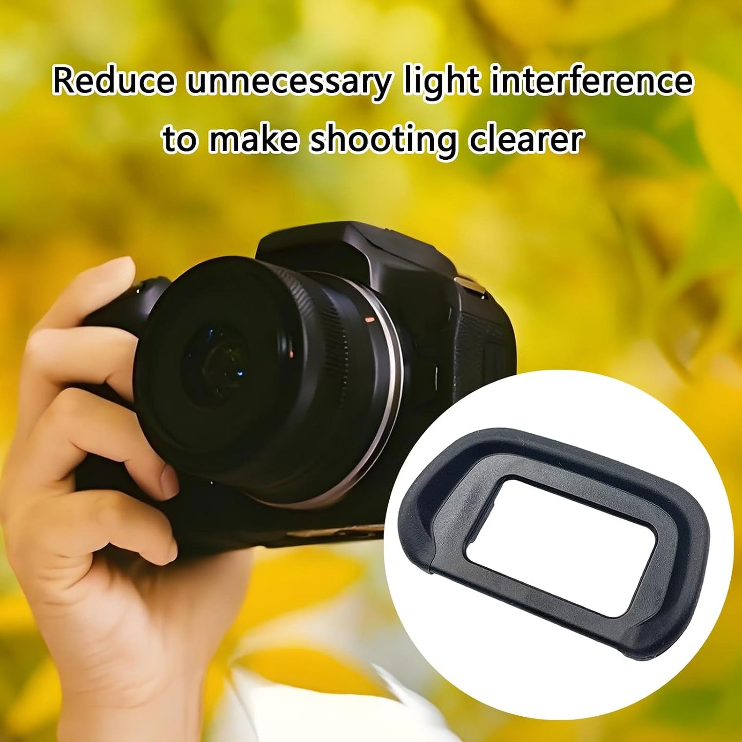 AOYUDJ EOSR10 EOSR10 Viewfinders Hard Eyecups View Finders Eye Cup Rubber Replaces for Eosr Camera