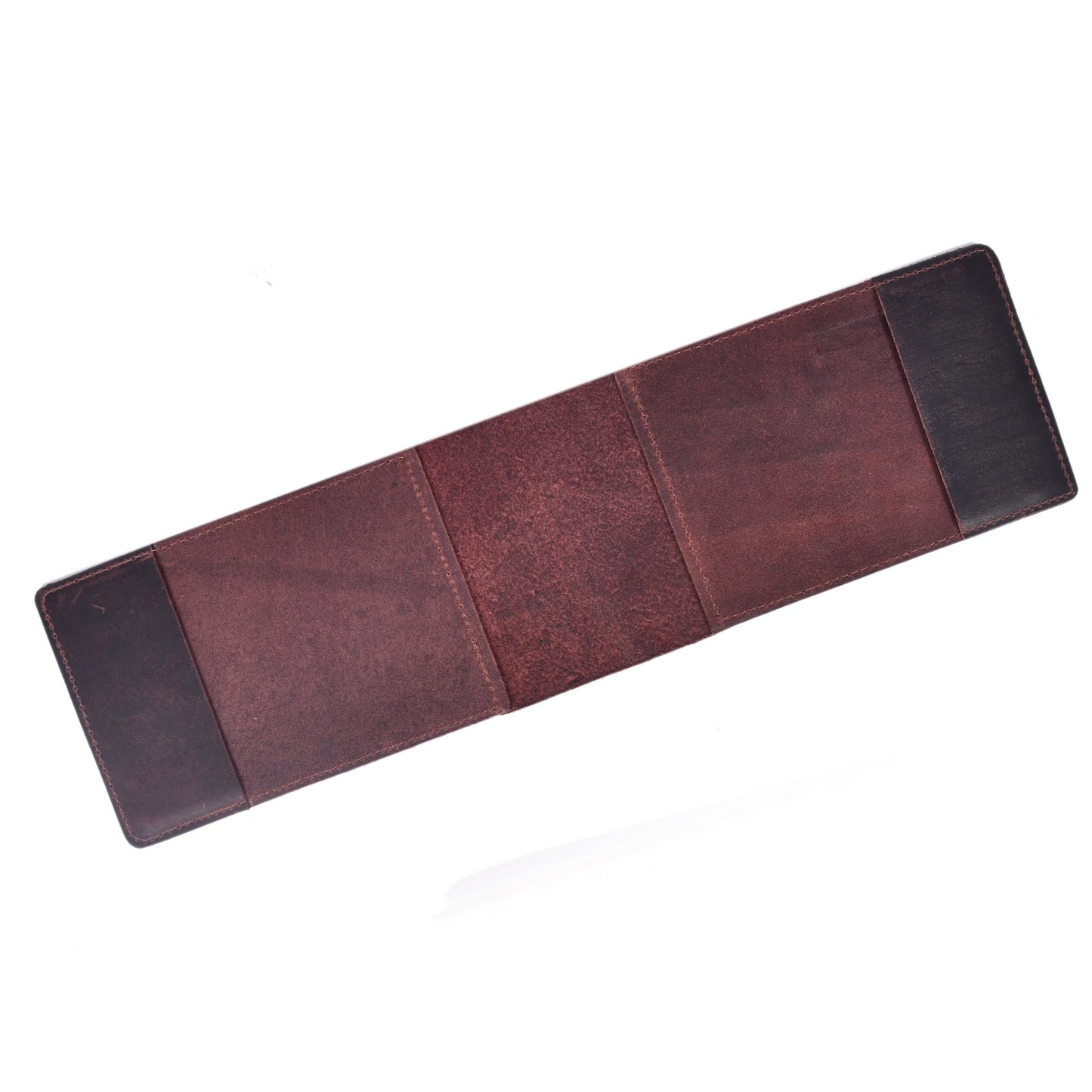 Tolredo Pilot Log Book TL-SP-30 Flight Standard Logbook Top Grain Cow Leather Refillable Bleedproof Paper 96 Pages (Stressed Walnut)
