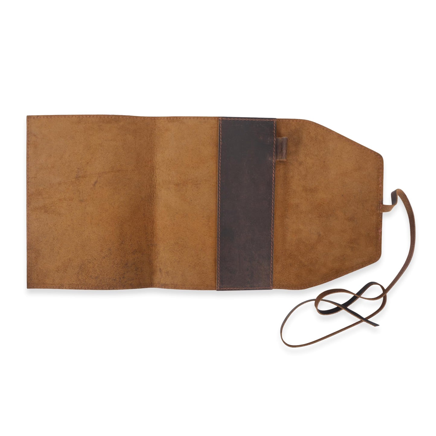 TheAntiq Refillable Leather Journal A5 Planner Handbook Bible Cover A5 Notebook Cover with Pen Loop, Gift for Him and Her