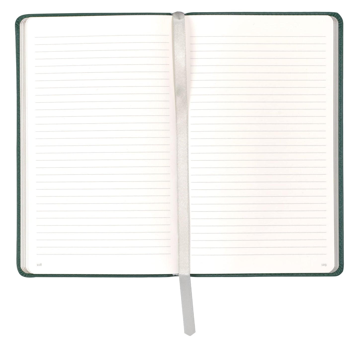 Leatherpress Classic Leather Notebook Writing Journal, Softcover, Narrow Ruled, Table of Contents and Numbered Pages