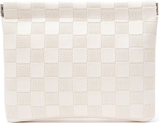HIGH FIT Leather Pocket Cosmetic Bag for Purse,Coin Purse Lipstick Cosmetic Accessories Organizer, Travel Kit Storage Pouch,Waterproof Portable No Zipper Self-closing Small Makeup Pouch for Women