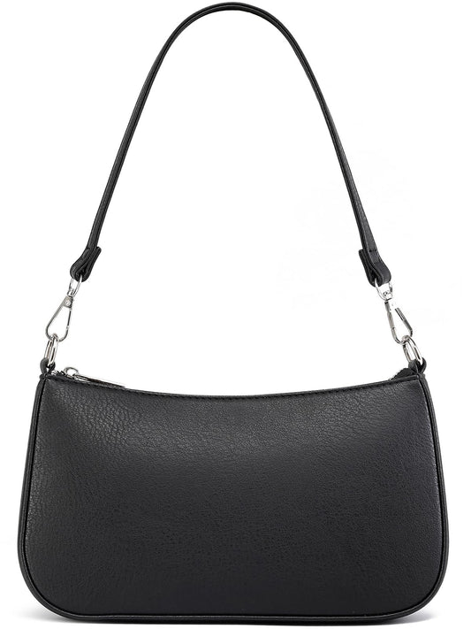 NIUEIMEE ZHOU Small Shoulder bag with 2 Removable Straps Cross Body Clutch Purse Handbag for Women