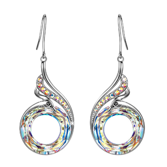 Kate Lynn Phoenix Earrings for Women, Birthday Gifts for Women Gifts for Mom Grandma Wife Girlfriend, Jewelry for Women Teens, Lucky Crystal Earrings for Her