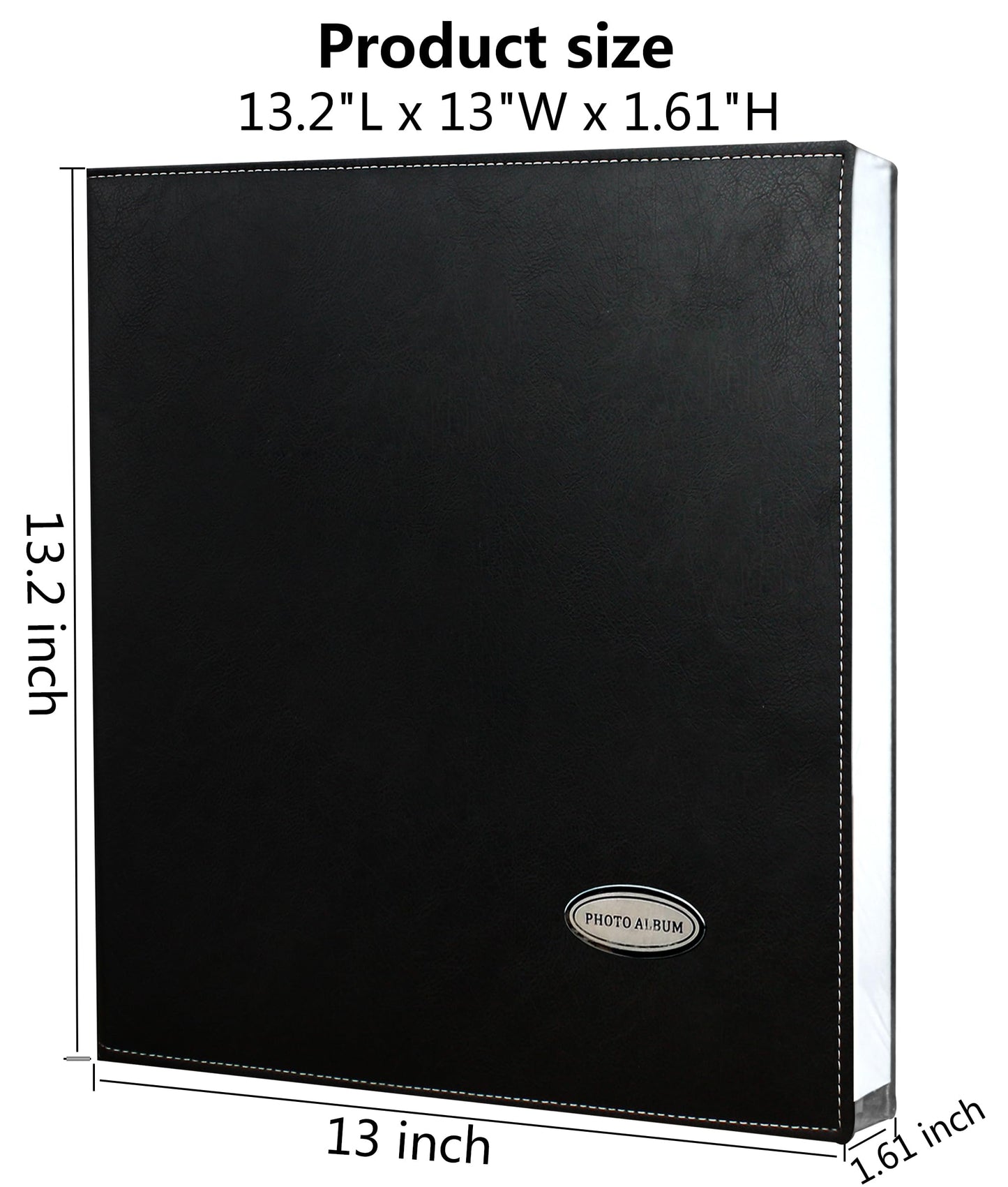 Zoview Self-Adhesive Photo Album, Dust-free, glue free and waterproof Scrapbook Album, Family album, Leather Cover, Hand Made DIY Albums Holds 3x5, 4x6, 5x7, 6x8,8x10 photos