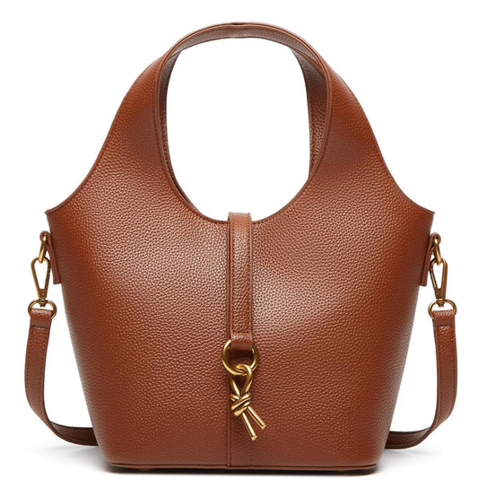 Women Bucket Bag PU Leather Hobo Bag Fashion Shoulder Crossbody Vintage Tote Small Handabg Purse