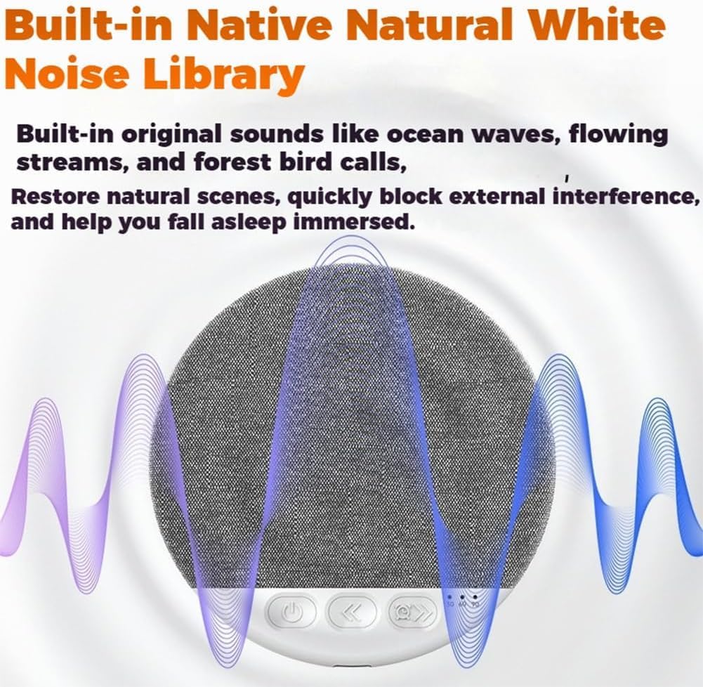 Generic Bluetooth Pillow Speaker for Sleeping, Under Pillow Speaker Bluetooth with White Noise, Pillows Spea-ker