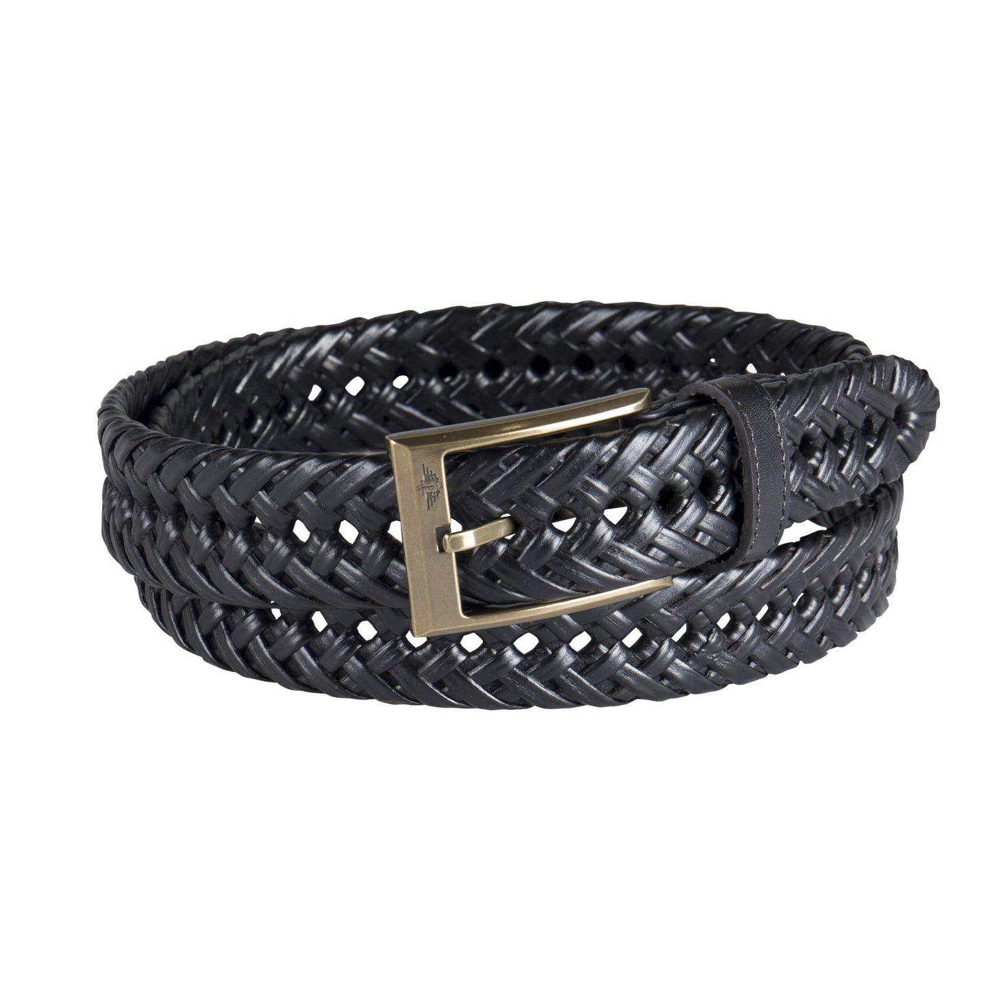 Dockers Men's Leather Braided Casual and Dress Belt
