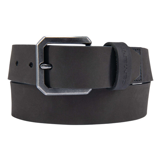 Carhartt Men's Saddle Leather Belt, Black, 40