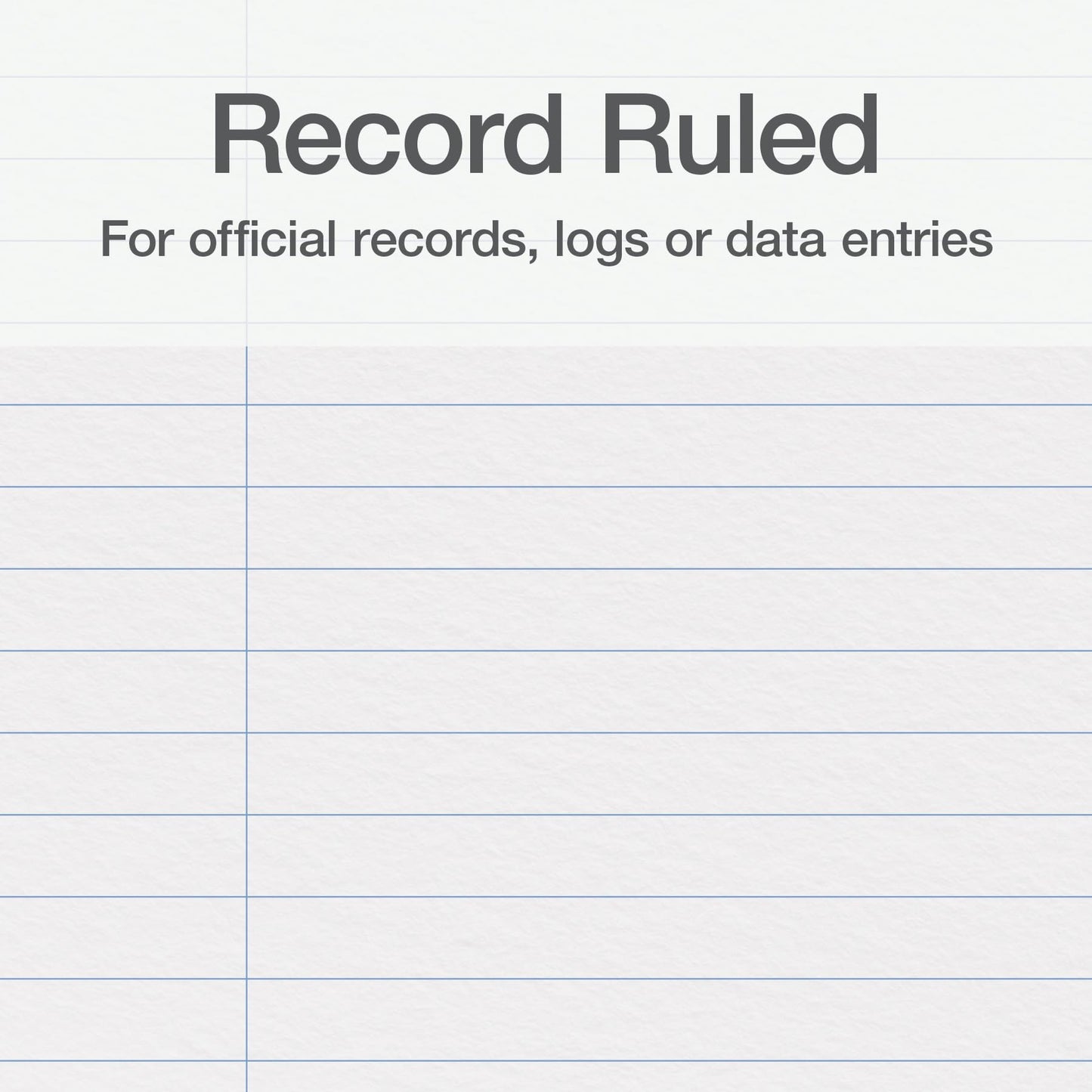 Boorum & Pease 21150R Columnar Accounting Book, Record Rule, Black Cover, 150 Pages, 8 1/8 x 10 3/8