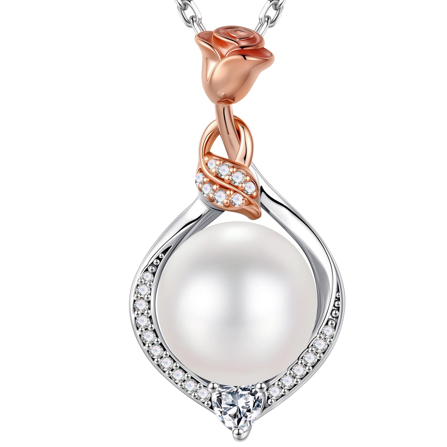Iefil Anniversary Jewelry Gifts, Birthday Gifts for Women Wife Mom Girlfriend, Pearl Necklace for Women, Mothers Day Gifts Christmas Valentines Day Gift