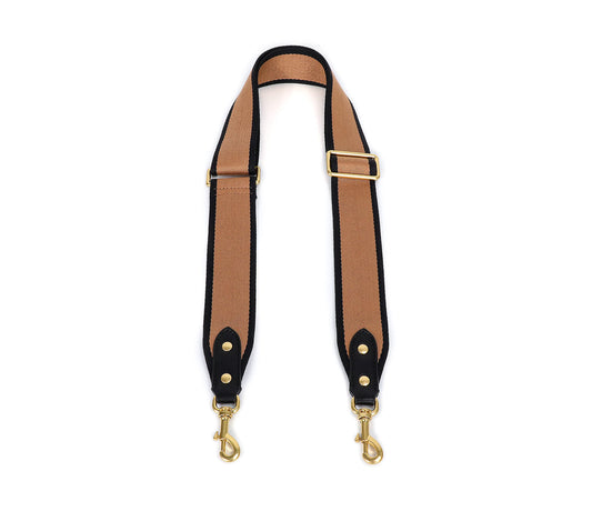 GOXTECH Purse Strap Replacement Crossbody Handbag Stripe Wide Adjustable (Brown -Bag Strap)
