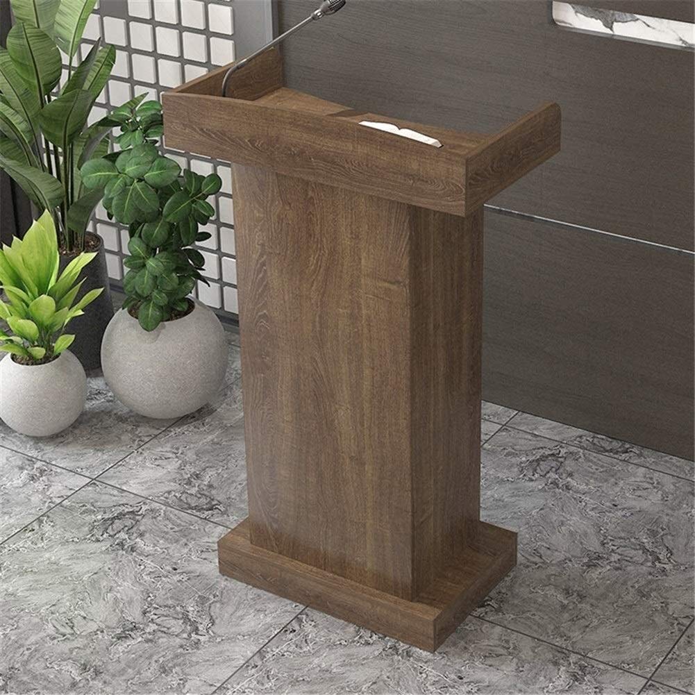CAMBOS Lectern Podium Stand, Lectern Podium Stand,Podium Speaking Ceremonial Lectern Desk Simple Modern Welcome Shopping Guide Reception Customer Desk Host Stage Presentation Lectern