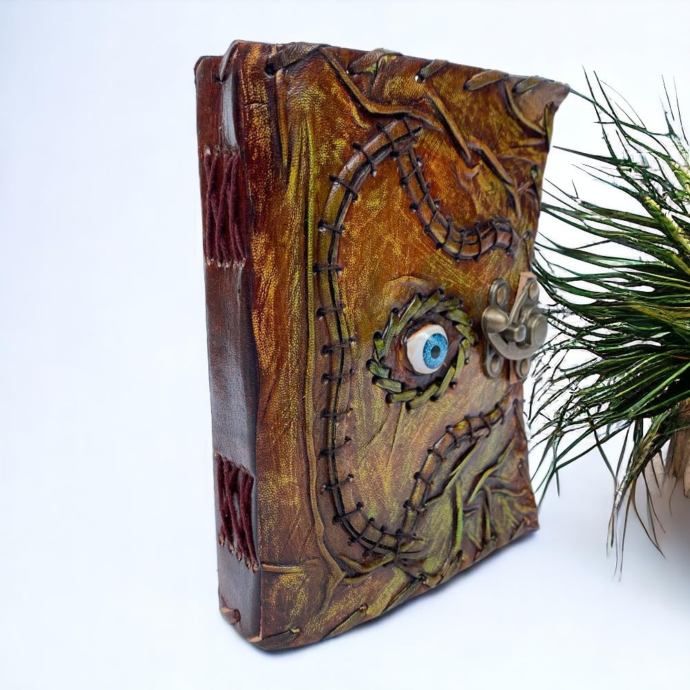 Hocus Pocus Leather Journal, Hocus Pocus Book of Spells, Hocus Pocus Witchcraft Blank Diary, Halloween Leather Journal, Grimoire Book of Shadows, Hocus Pocus Notebook, Halloween Journal 5x7 Inches