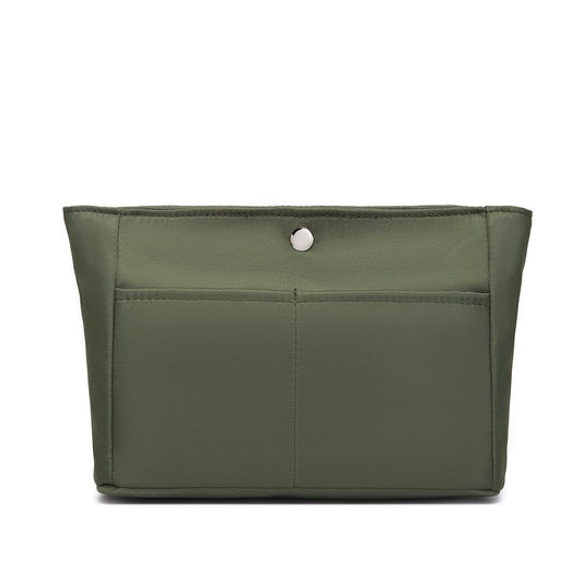 YONEBN waterproof Storage Bag Lightweight Large Capacity nylon Bag Inner Bag Handbag Organizer (Nylon/Army Green)