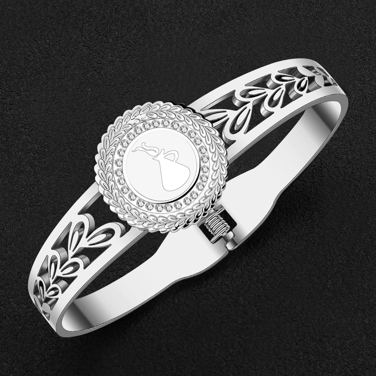 YAYAKO Stainless Steel Constellation Bracelets Bangle Zodiac Gifts for Women Birthday Gifts (Aquarius)