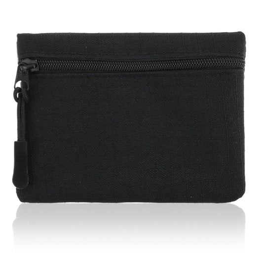 Mini Coin Purse, Mabor Small Canvas Change Pouch Cute Portable Change Purse with Zipper Coin Pouch Mini Coin Bag Tiny Pouch for Women(Black)