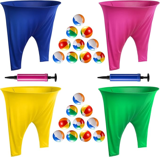 Granny Pants Yard Game Sets,4PCS Granny Pants Family Party Outdoor Games with Bouncy Balls for Adults and Kids,The Family Reunion Ultimate Backyard Party Games