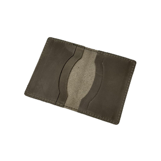 SKLKT Leather Card Holder for Men Women, Slim Minimalist Credit Card Wallet (Gray)