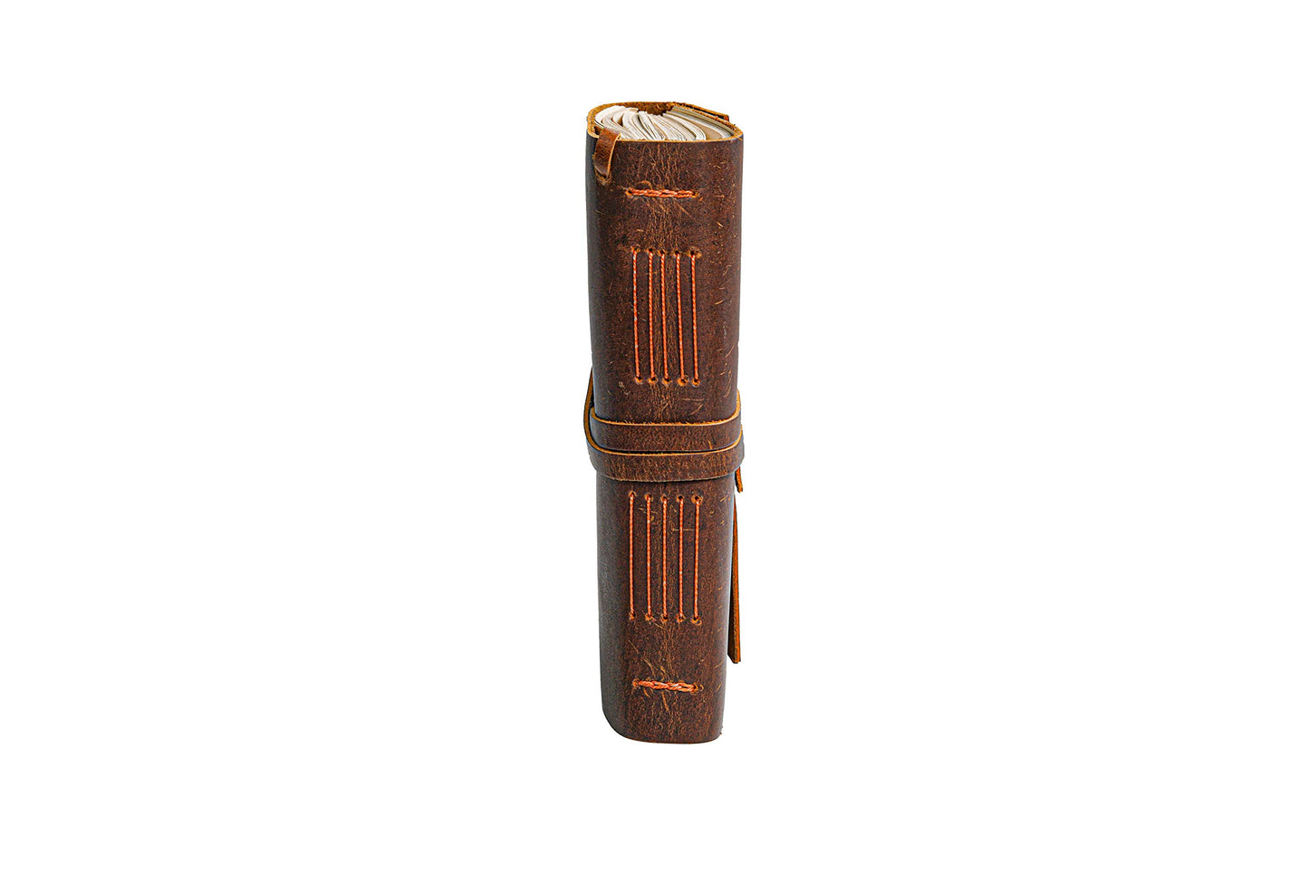 HLC Leather Journal Notebook - Rustic Handmade Vintage Leather Bound Journals for Men and Women - Antique Craft Unlined Paper 300 Pages, Leather Book Diary Pocket book To Write In (7.5" x 10" Inch)