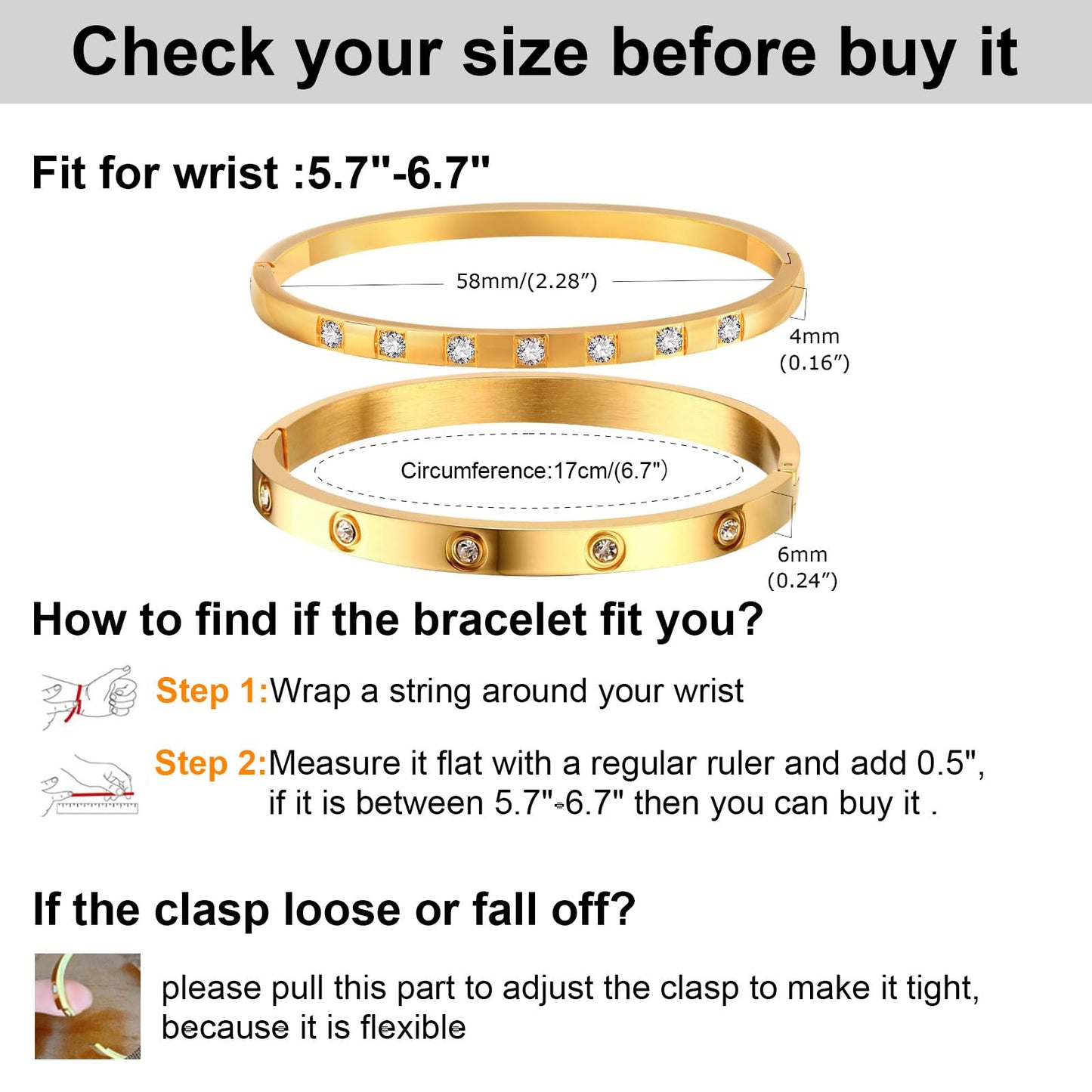 MPRAINBOW Gold Bracelets for Women, 2Pcs 18K Gold Plated Cubic Zirconia Bangle Crystal Friendship Bracelet Jewelry,Wedding Party Christmas Birthday Gift for Girlfriend Sister Daughter