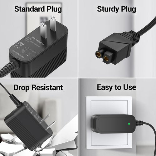DC Charger for Dirt Devil Versa Stick Vacuum Compatible with Dirt Devil Versa Cordless Vacuum BD22025 BD22050 BD30025 BD22052 BD30025BFD BD10315B 440008693 440013094 Stick Vacuum Cleaner Power Cord