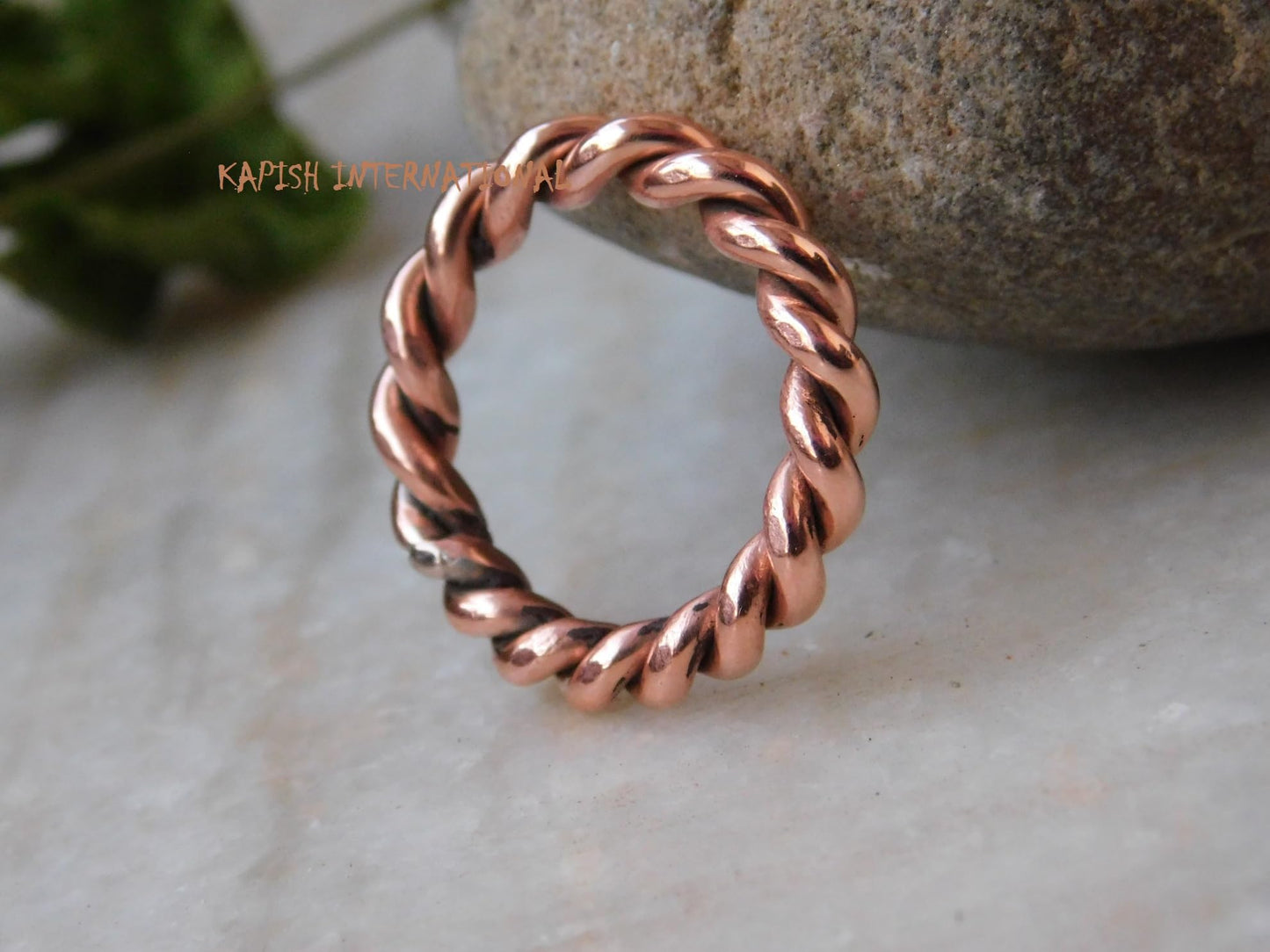Pure copper tensor rings twisted, Simple ring, Tensor Rings Twist Ring Jewelry, Solid Copper Twisted ring for Men and Women, Jewelry for Unisex, (8)